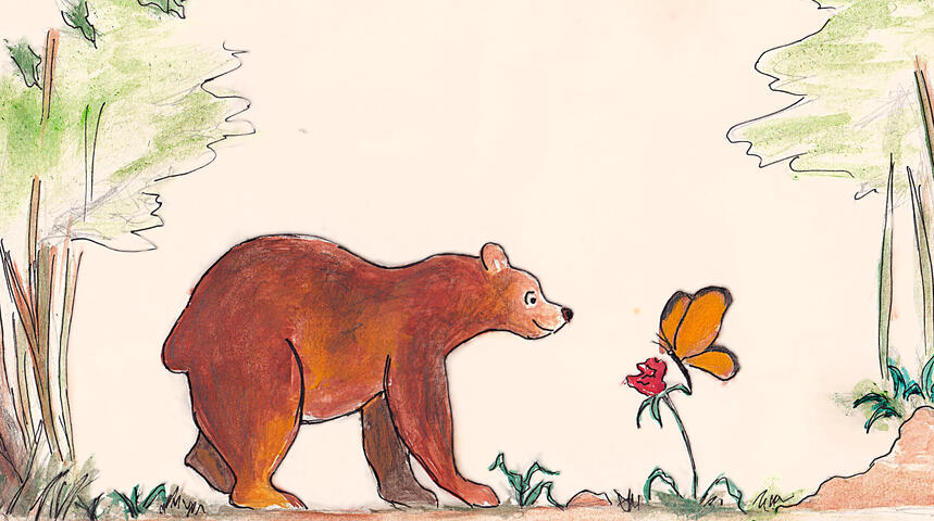 The bear and the butterfly